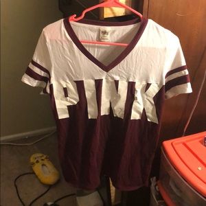 Maroon T-shirt from Pink